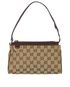 GG D-Ring Abbey Pochette, &pound;285, Handbags, Brown, Canvas, Front view